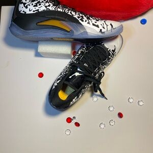 Black and White Athletic Shoes